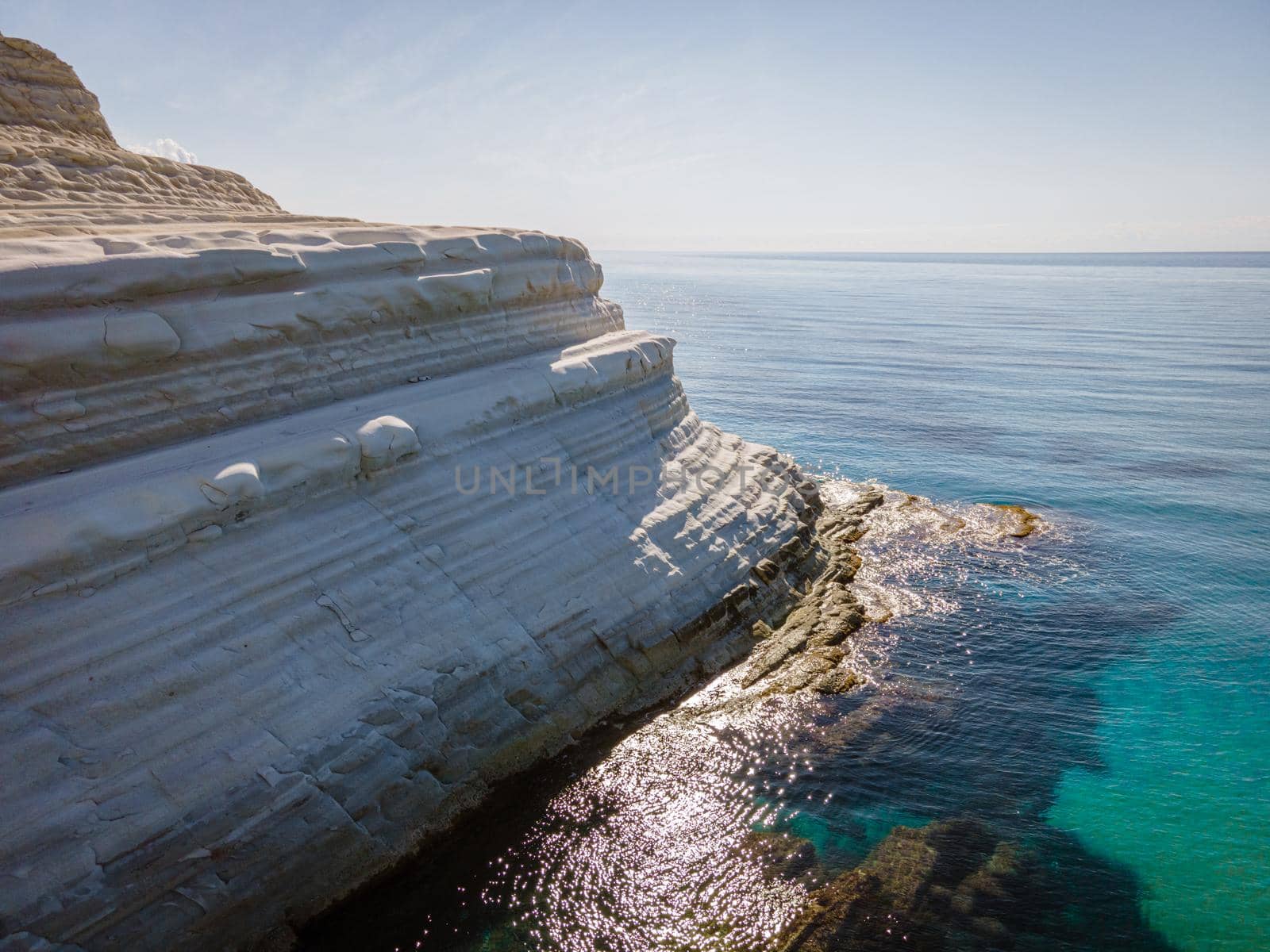 Scala dei Turchi Stair of the Turks, Sicily Italy ,Scala dei Turchi. A rocky cliff on the coast of Realmonte, near Porto Empedocle, southern Sicily, Italy by fokkebok