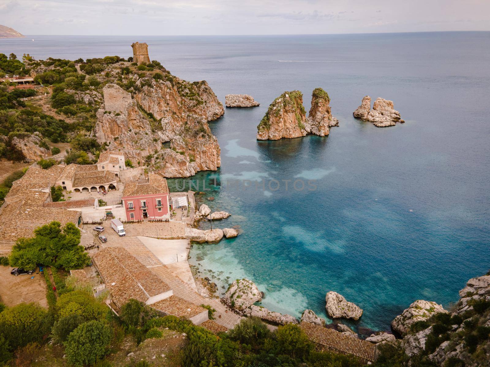 Scopello Beach in Sicily Italy by fokkebok