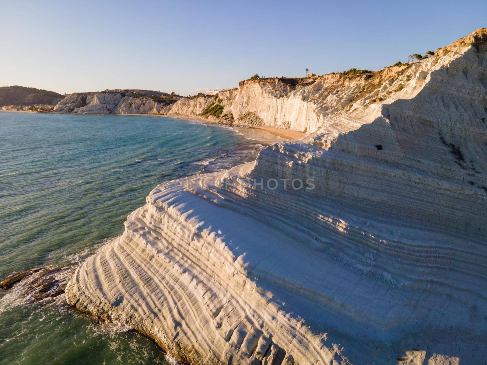 Sicilia Scala dei Turchi Stair of the Turks white coastline, Sicily by fokkebok