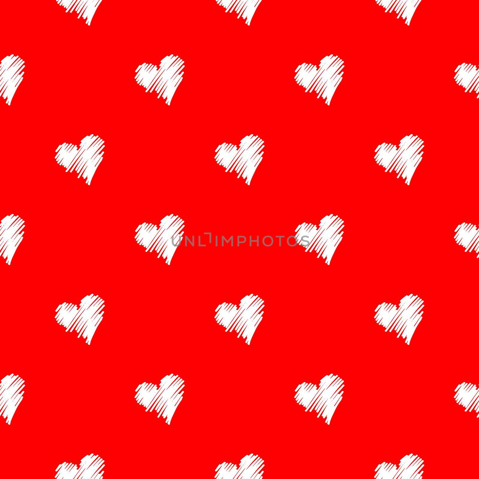 Semless heart shape pattern with colorful background