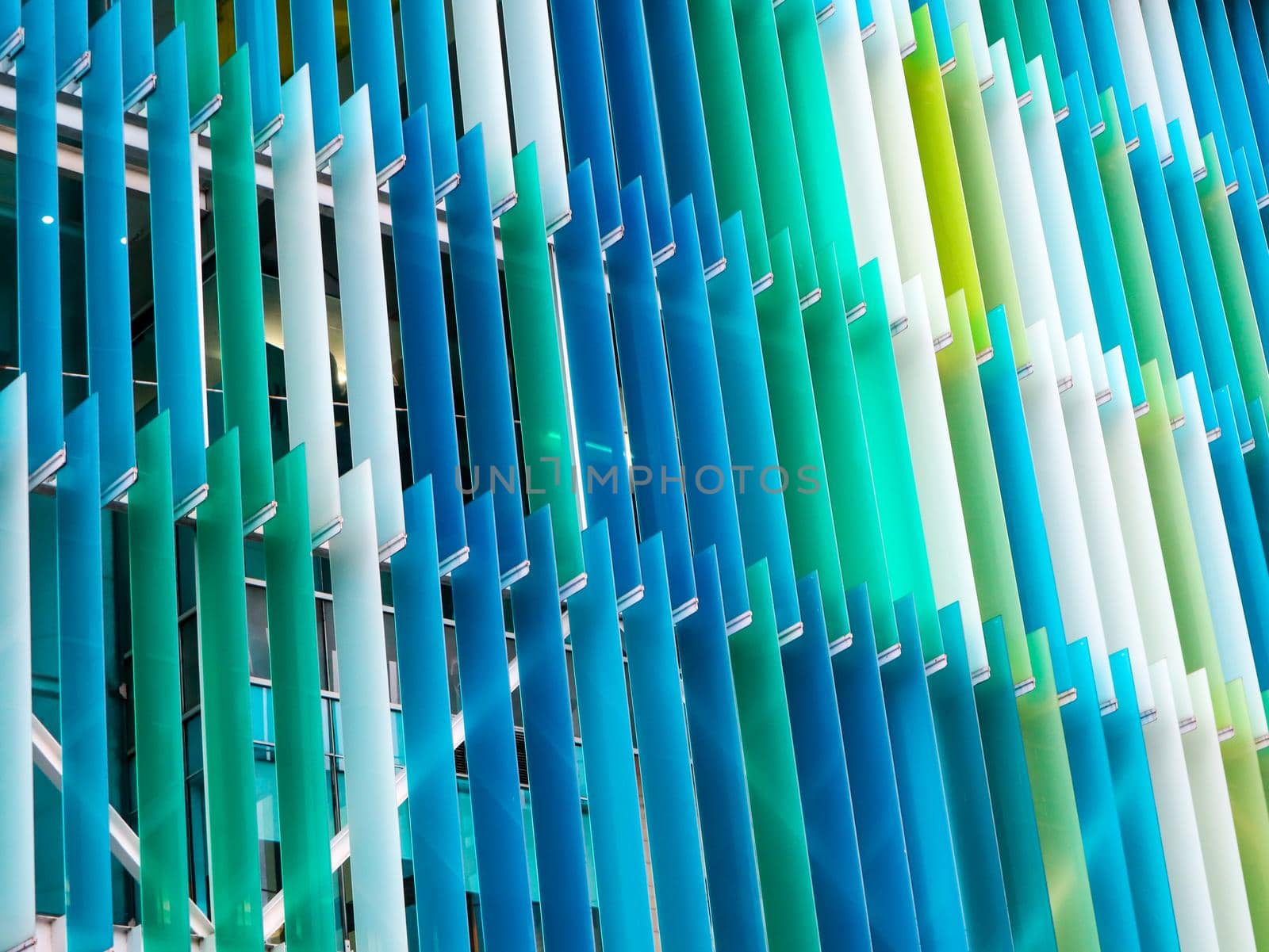 decorate acrylic plastic sheet interior and exterior outdoor have a colorful pattern of concept design