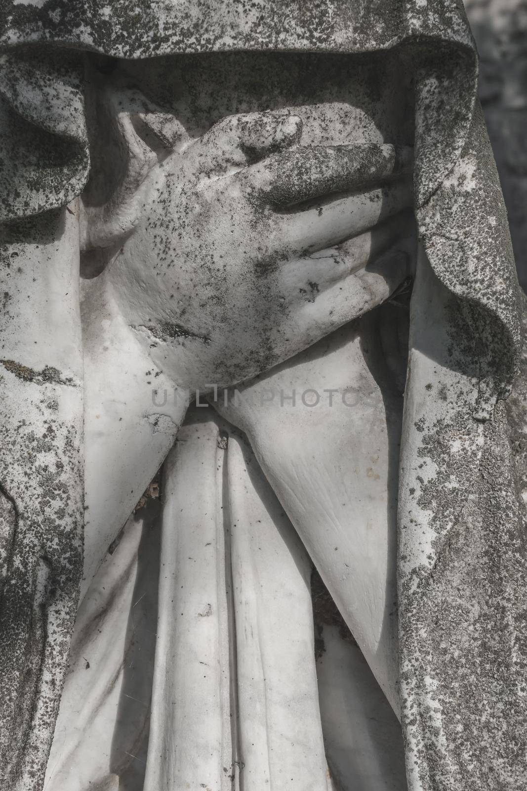 Marble statue by germanopoli