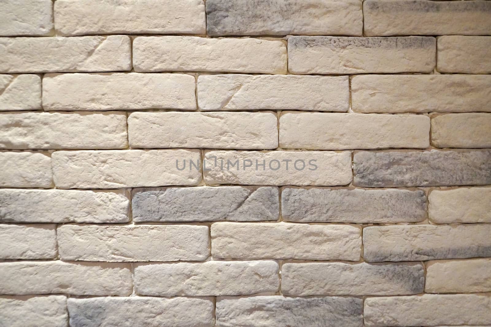 wall decorated with gray-white natural stone.