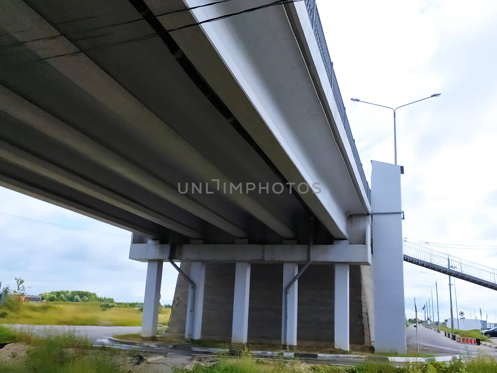 bridge over the road, bottom view by Annado