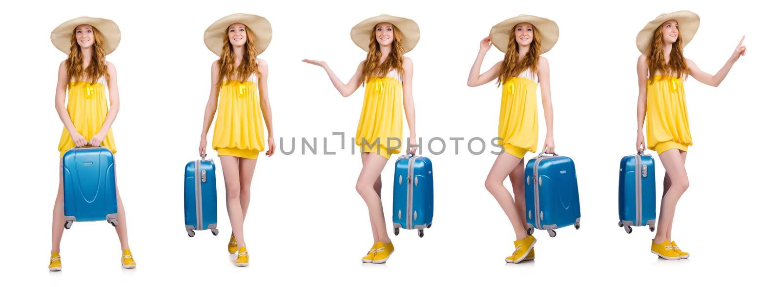 Woman preparing for summer vacation