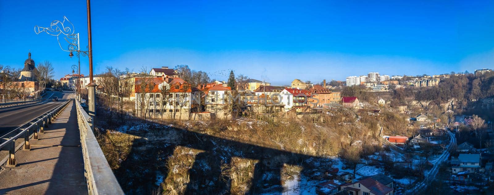 Novoplanovsky bridge in Kamianets-Podilskyi, Ukraine by Multipedia