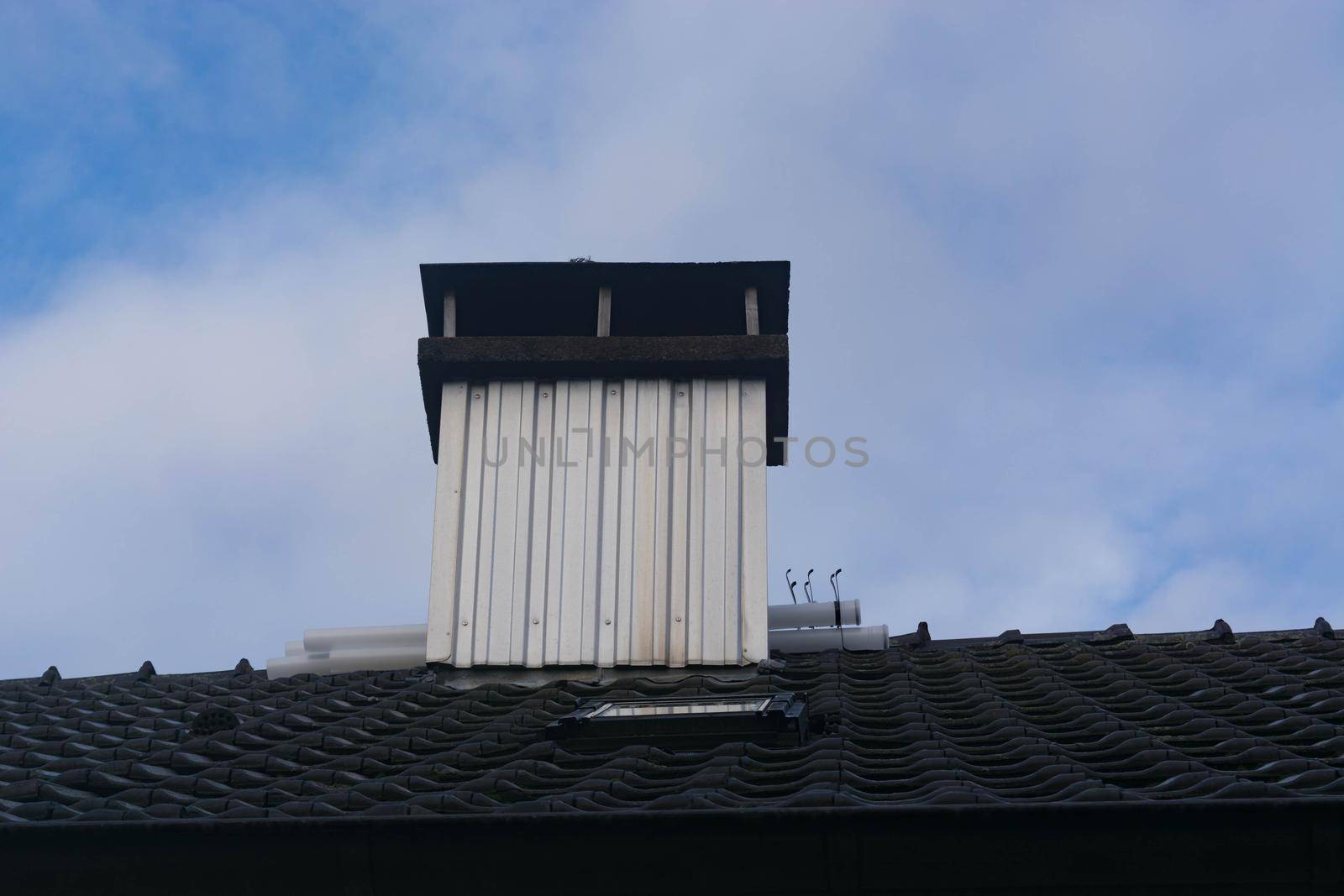 Chimney renovation due to the installation of a fuel cell heater. Prevention of sooting.