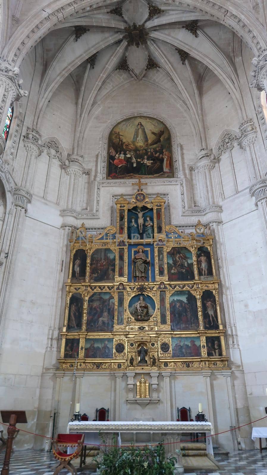 Toledo, Spain - 24 - September - 2020: Interior view of Monastery San Juan de los Reyes by codrinn