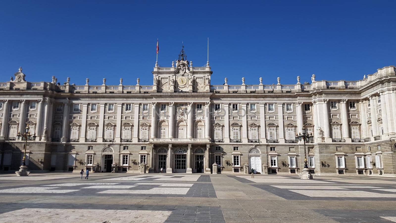 Royal Palace in Madrid Spain - architecture background