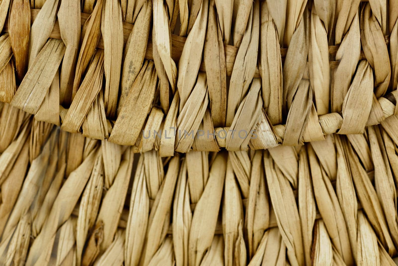 Old wicker basket close-up.Texture or background