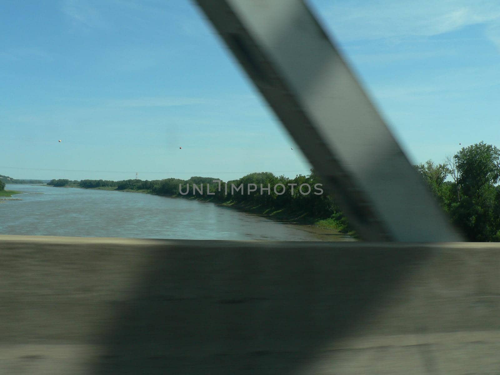 Missouri River Bridge in Missouri