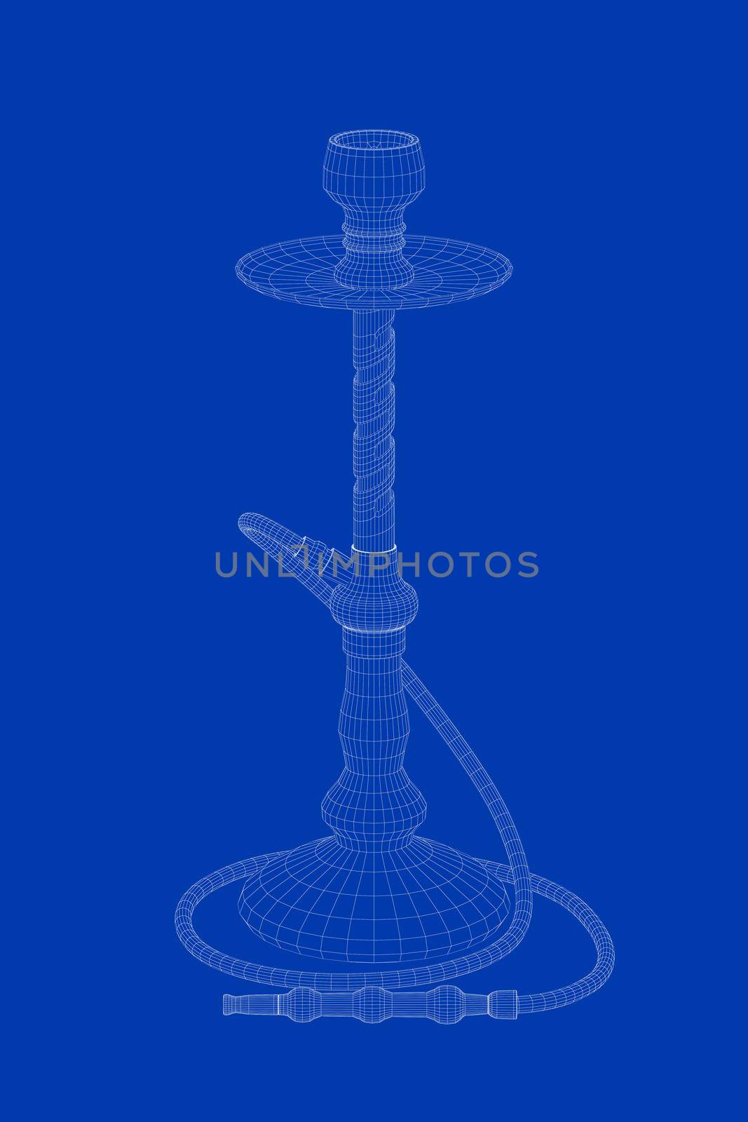 3d model of hookah by magraphics