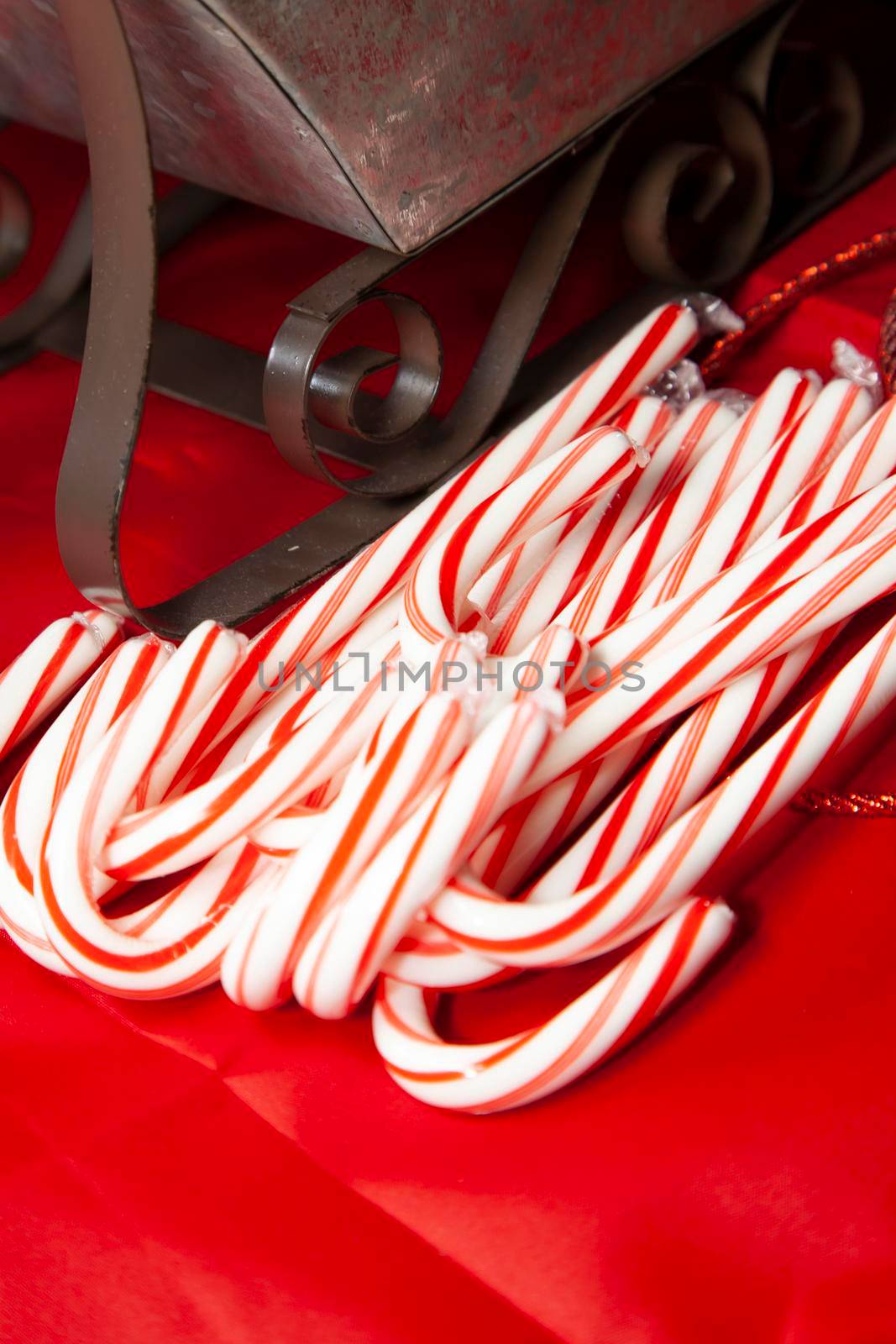 Candy Canes in a Christmas Setting by tornado98