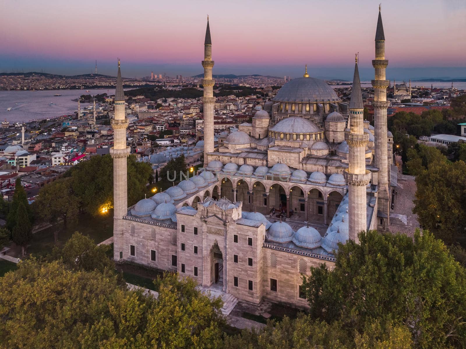 The Suleymaniye Mosque is an Ottoman imperial mosque in Istanbul, Turkey. It is the largest mosque in the city.