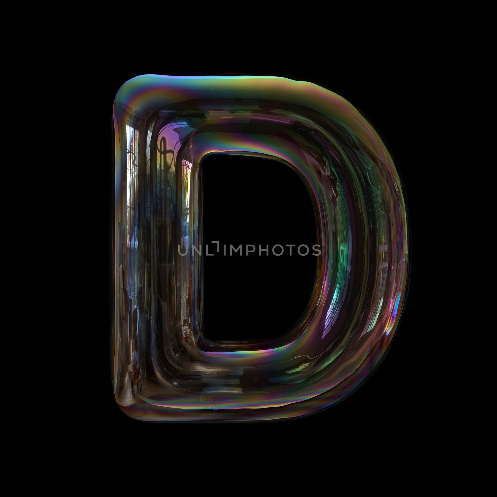 bubble writing alphabet letter D - Upper-case 3d font isolated on a black background.
This 3d font collection is well-suited for various creative projects including but not limited to : Childhood. events. nature...