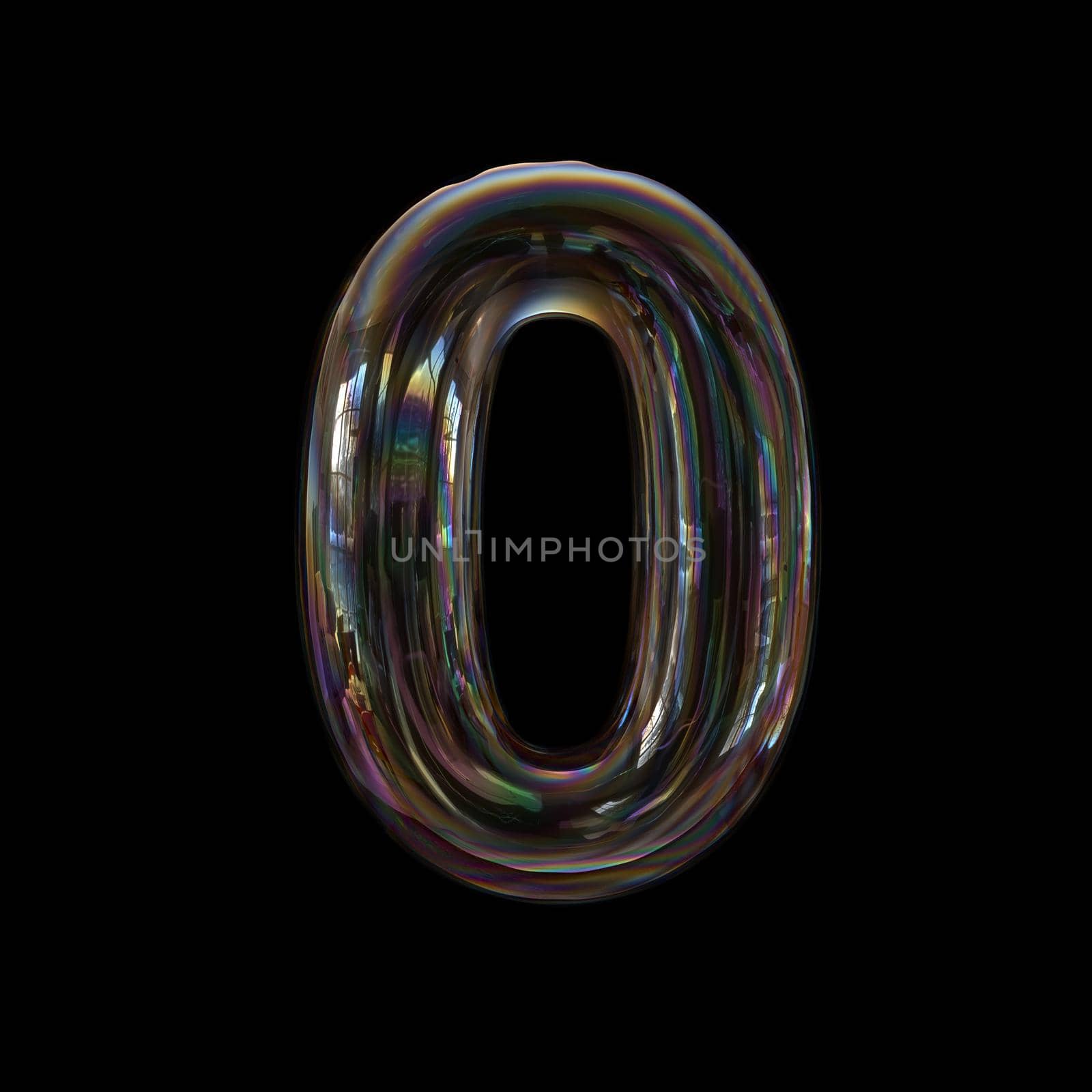 bubble number 0 - 3d digit by chrisroll