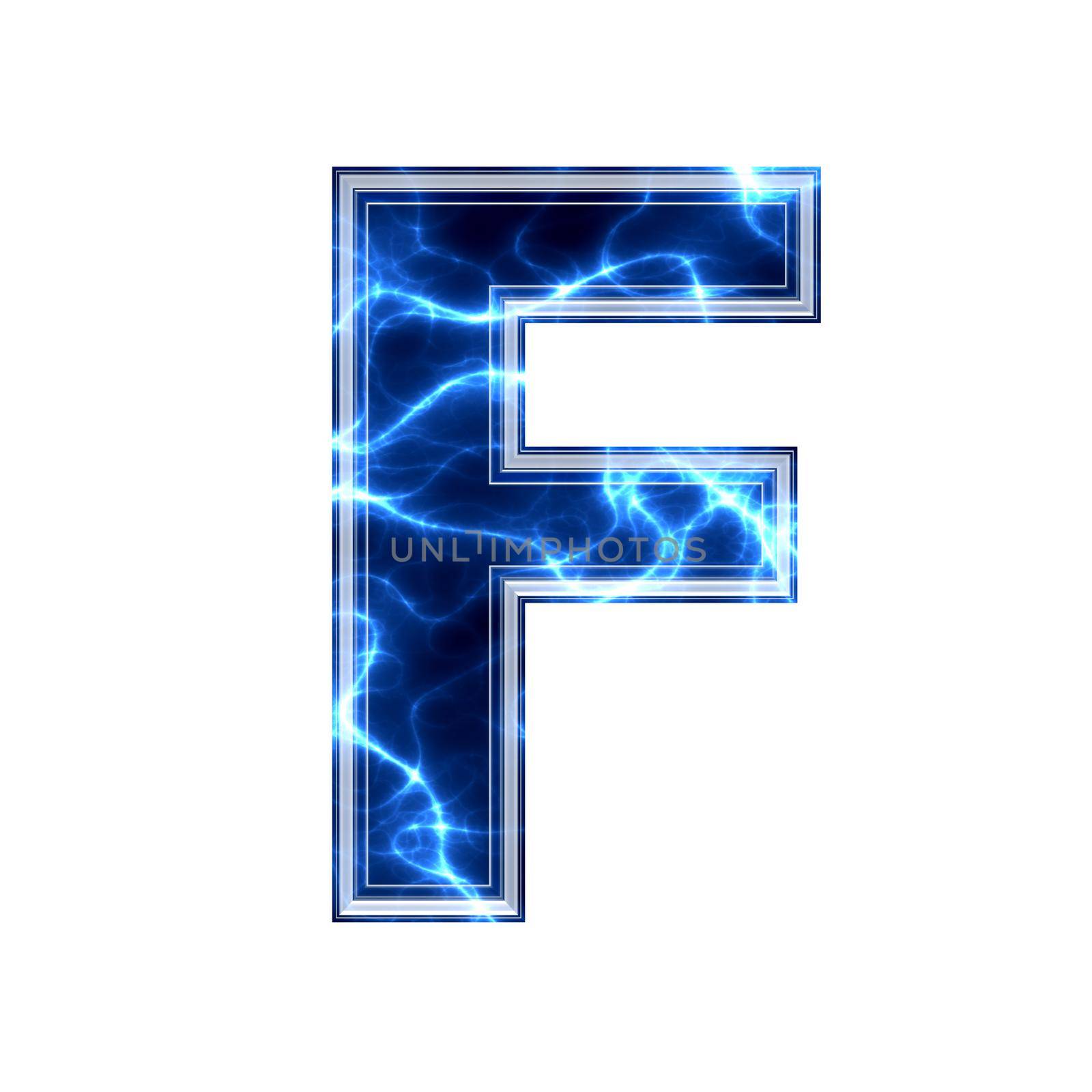 electric 3d letter by chrisroll