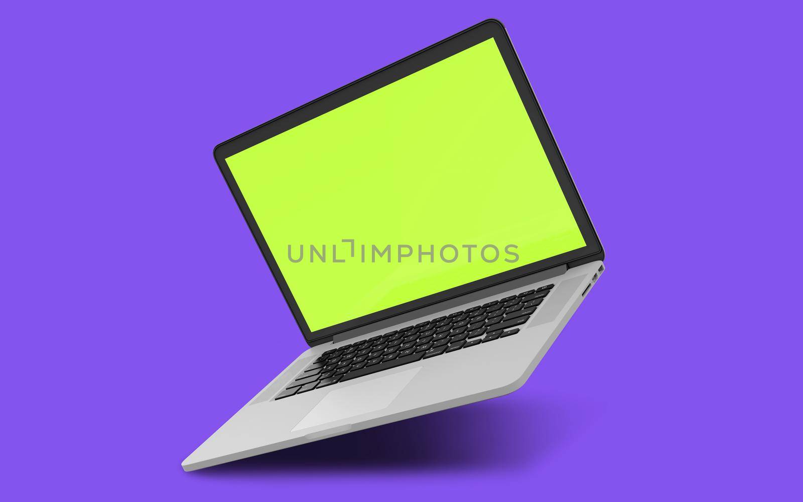 Floating Notebook Mockup