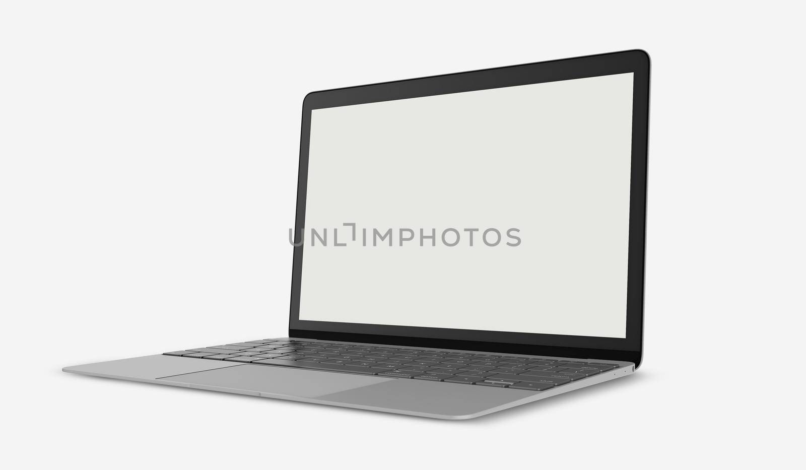 Notebook Mockup Perspective View