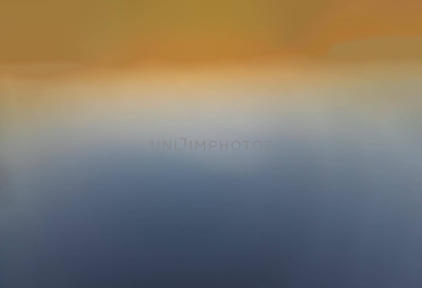 Background of blue and orange sky and empty space for your design. No cloud, No focus, specifically.