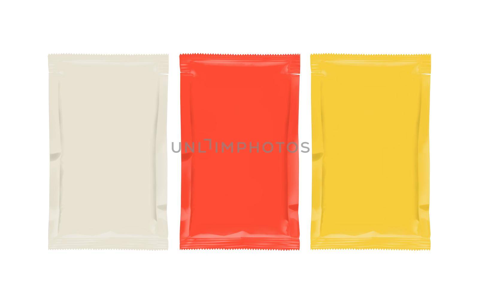 Sauce Sachet Packaging Mockups