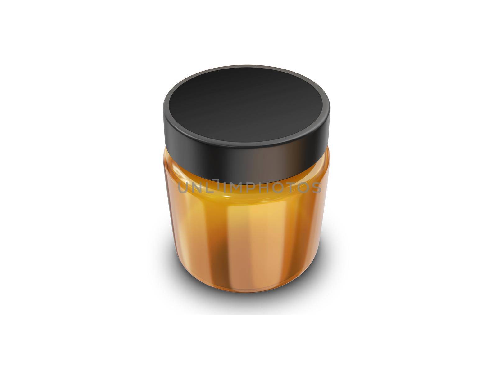 Amber Cream Jar Mockup