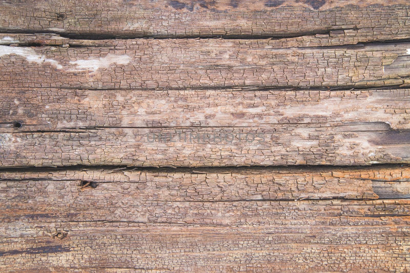 Closeup picture of old rustic wooden planks