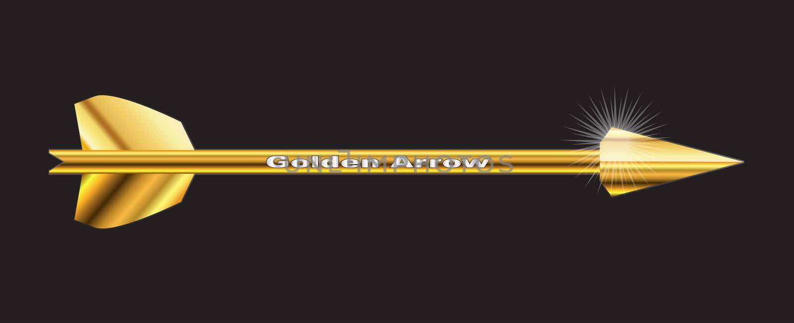 The golden arrow won bt Robin Hood
