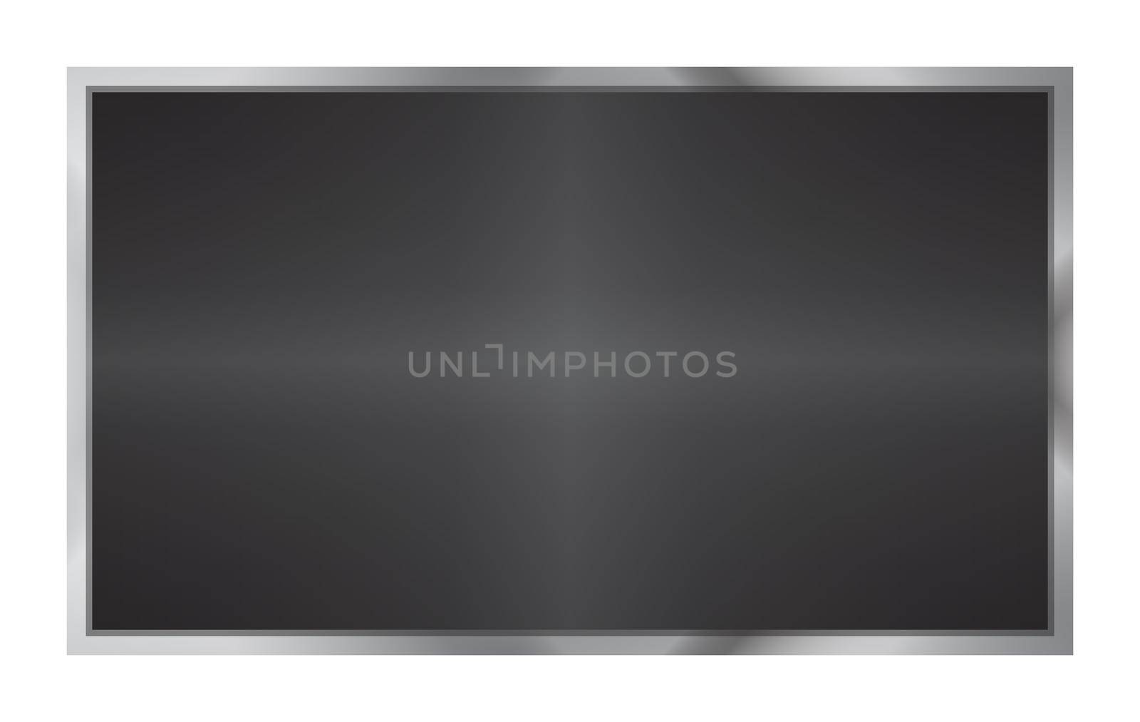 27 inch HD computer monitor isolated over a white background