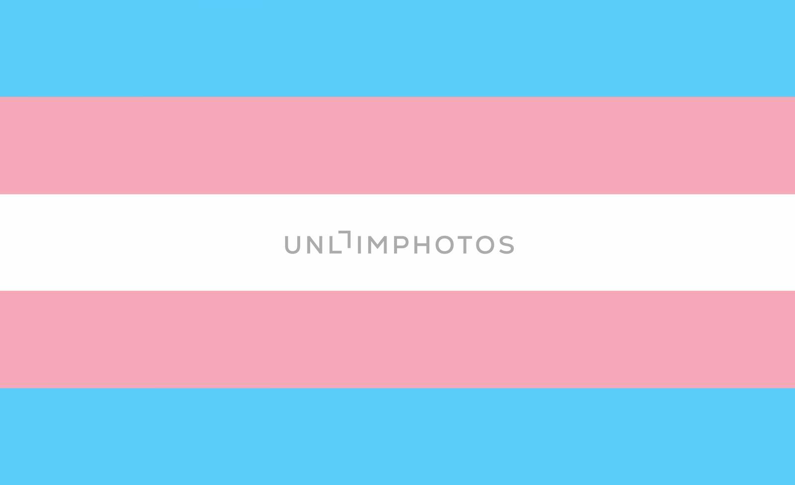 Transgender Pride Flag Colors by Bigalbaloo