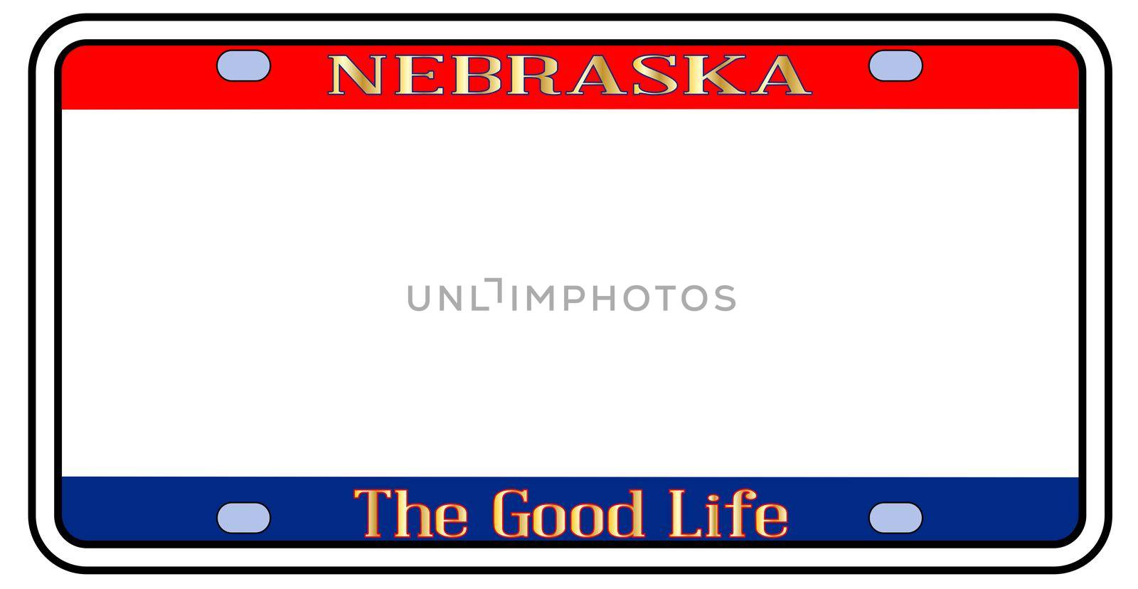 Blank Nebraska License Plate by Bigalbaloo