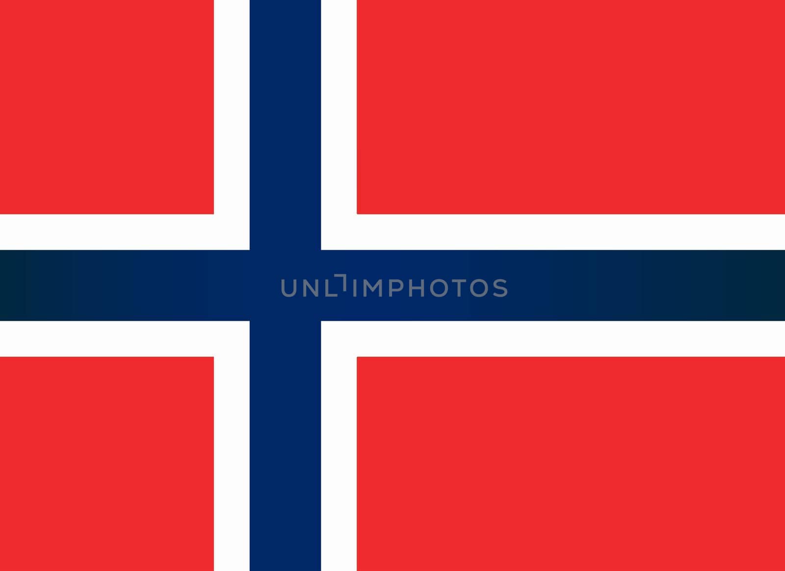 The national flag of the Scandinavian country of Norway