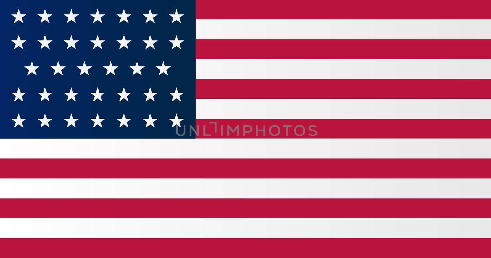 A Union side civil war stars and stripes flag
