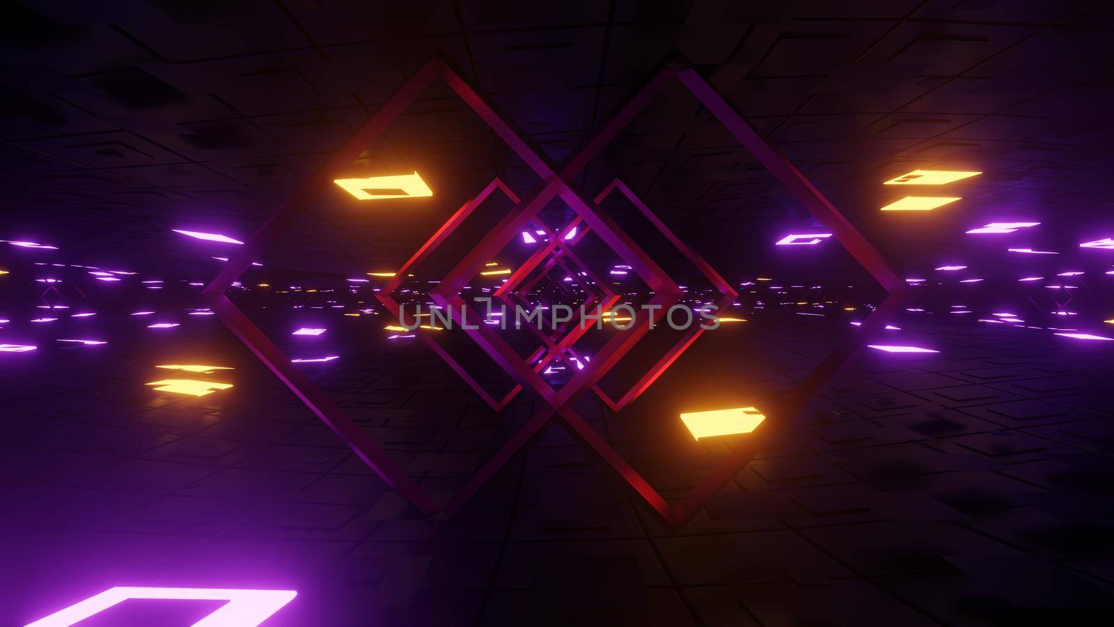 3D illustration Background for advertising and wallpaper in 80s retro and sci fi pop art scene. 3D rendering in decorative concept.
