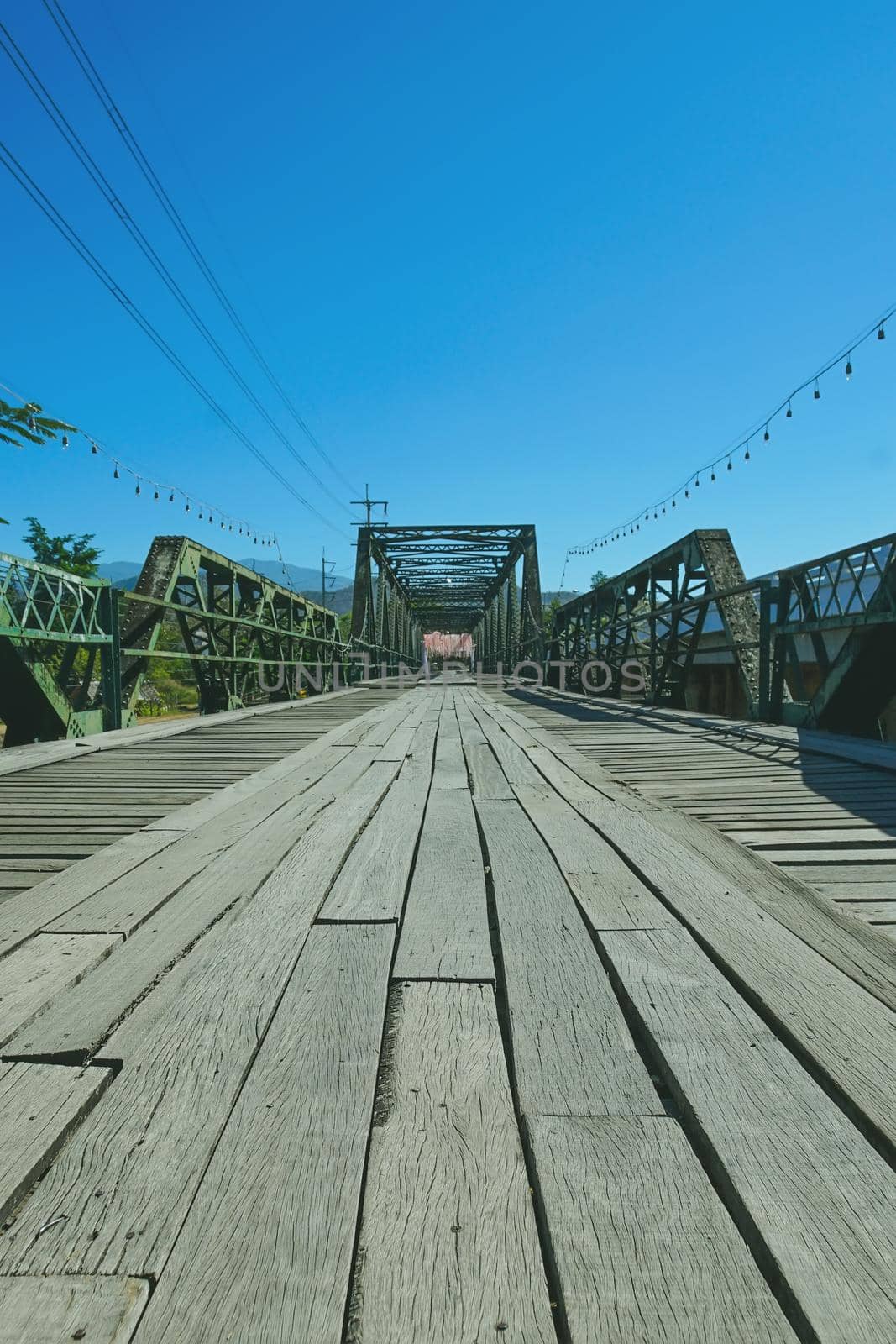 World War II Memorial Tha Pai Memorial Bridge. by Desatit