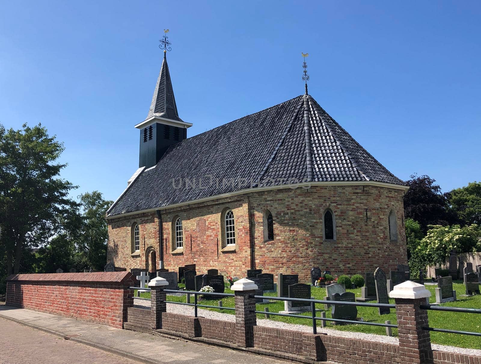Church in Exmorra, Friesland, The Netherlands