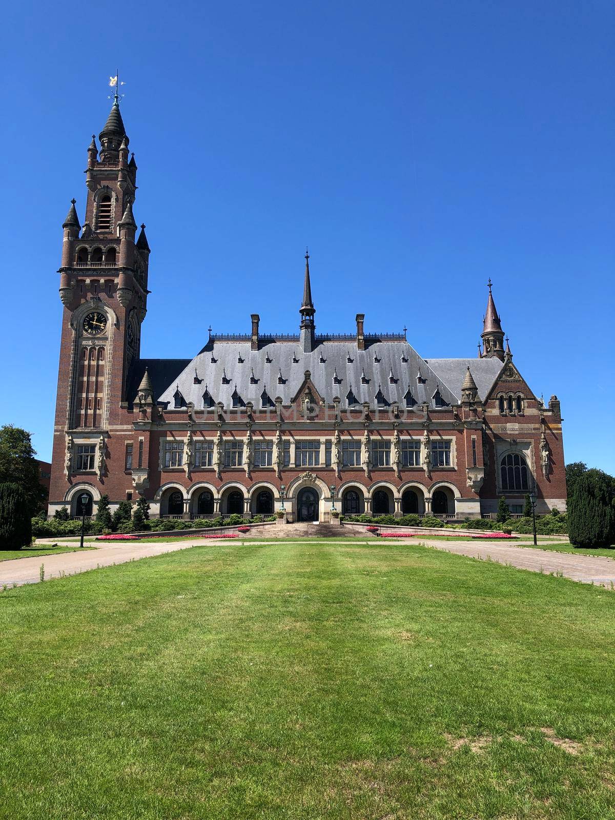 The Peace Palace an international law administrative building in The Hague, the Netherlands