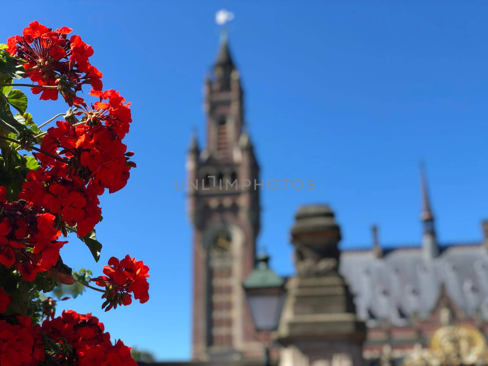 The Peace Palace an international law administrative building in The Hague, the Netherlands