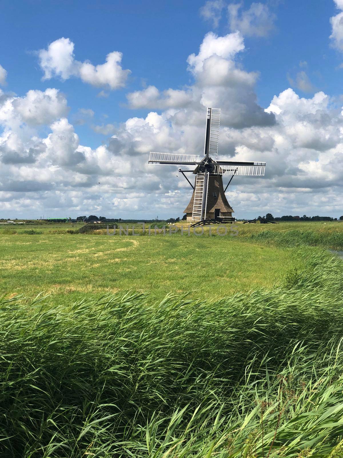 Windmill in Winsum, Friesland The Netherlands