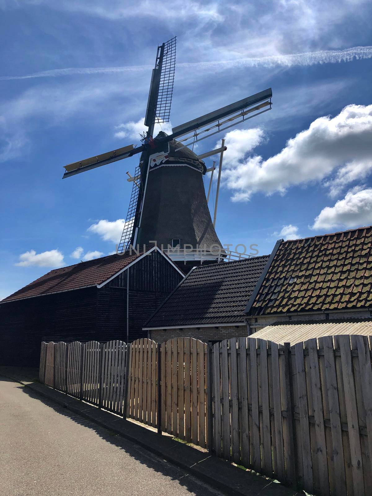 Windmill in Stiens, Friesland The Netherlands
