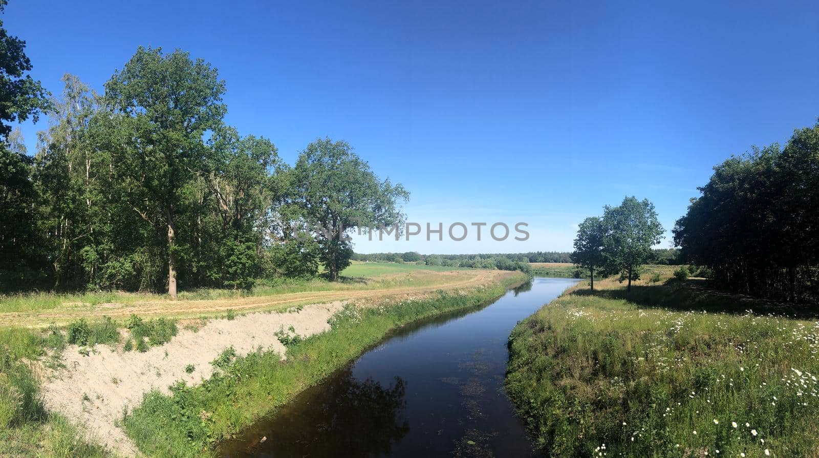 The river Vecht around Junne, Overijssel The Netherlands