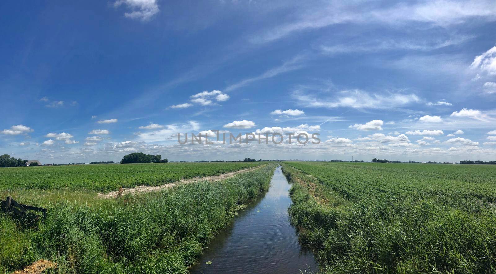 Farmland panorama by traveltelly