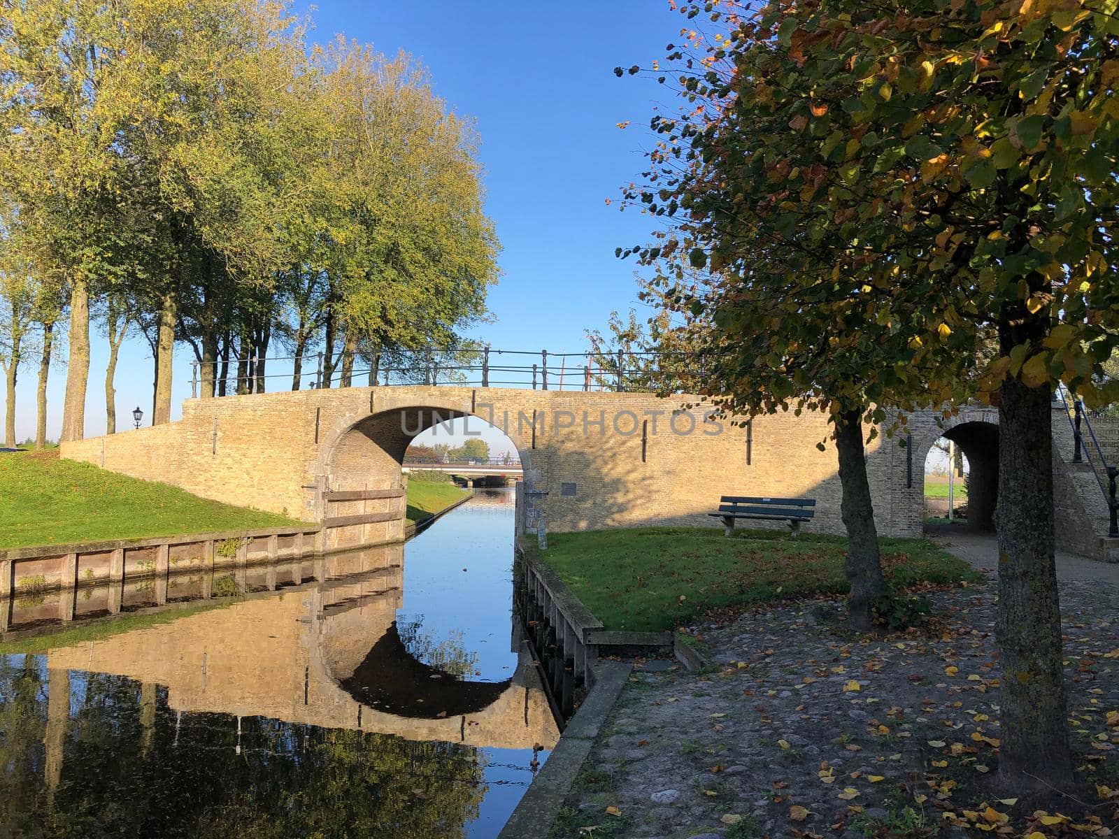 Autumn in Sloten, Friesland, The Netherlands