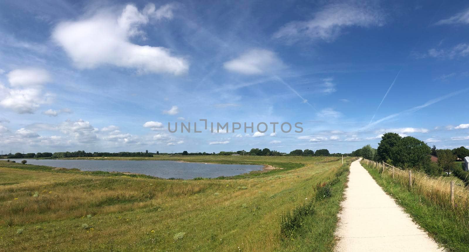 Panorama from a dike around Groessen  by traveltelly