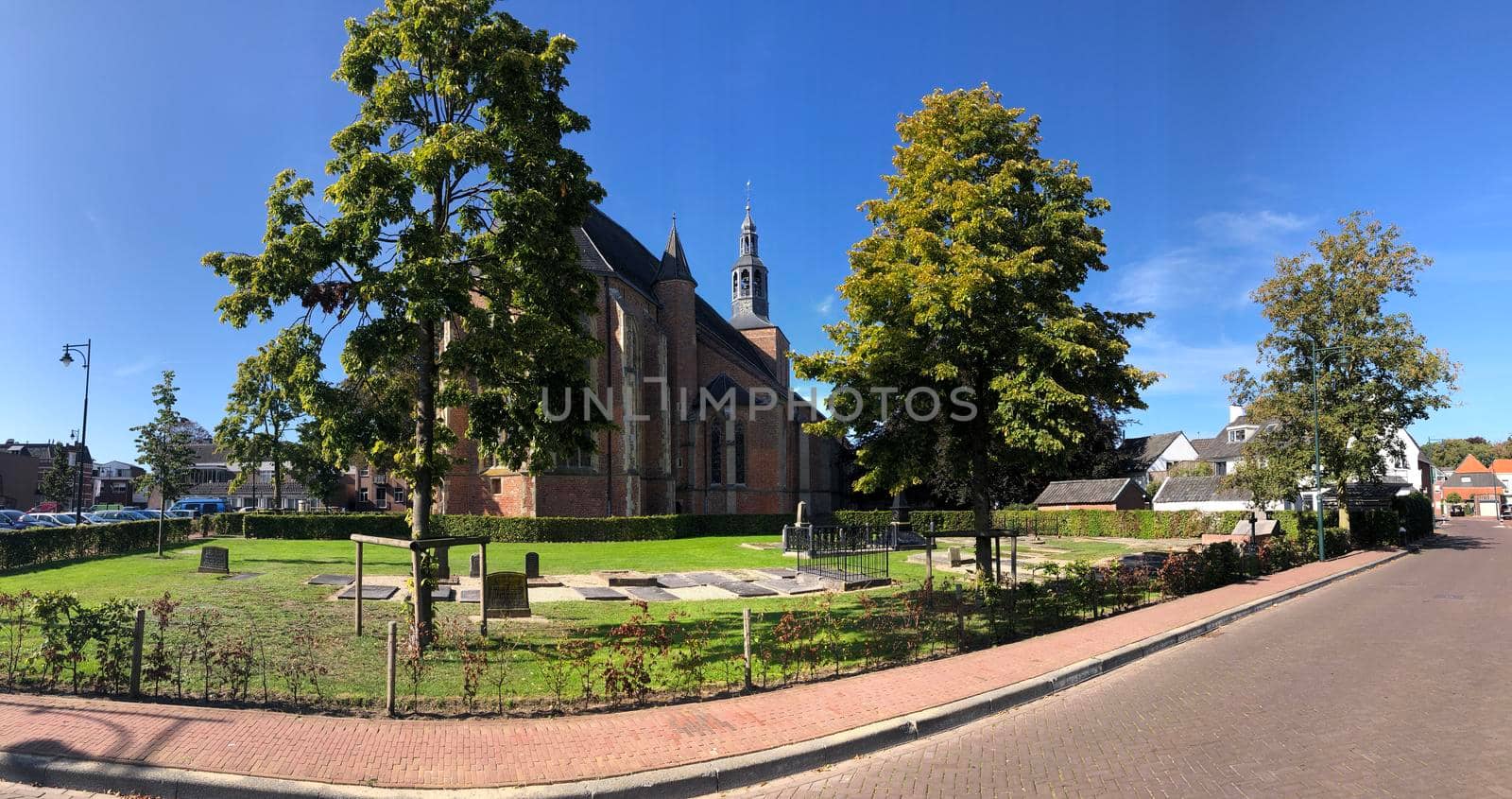 Panorama from The old Calixtus church in Groenlo by traveltelly