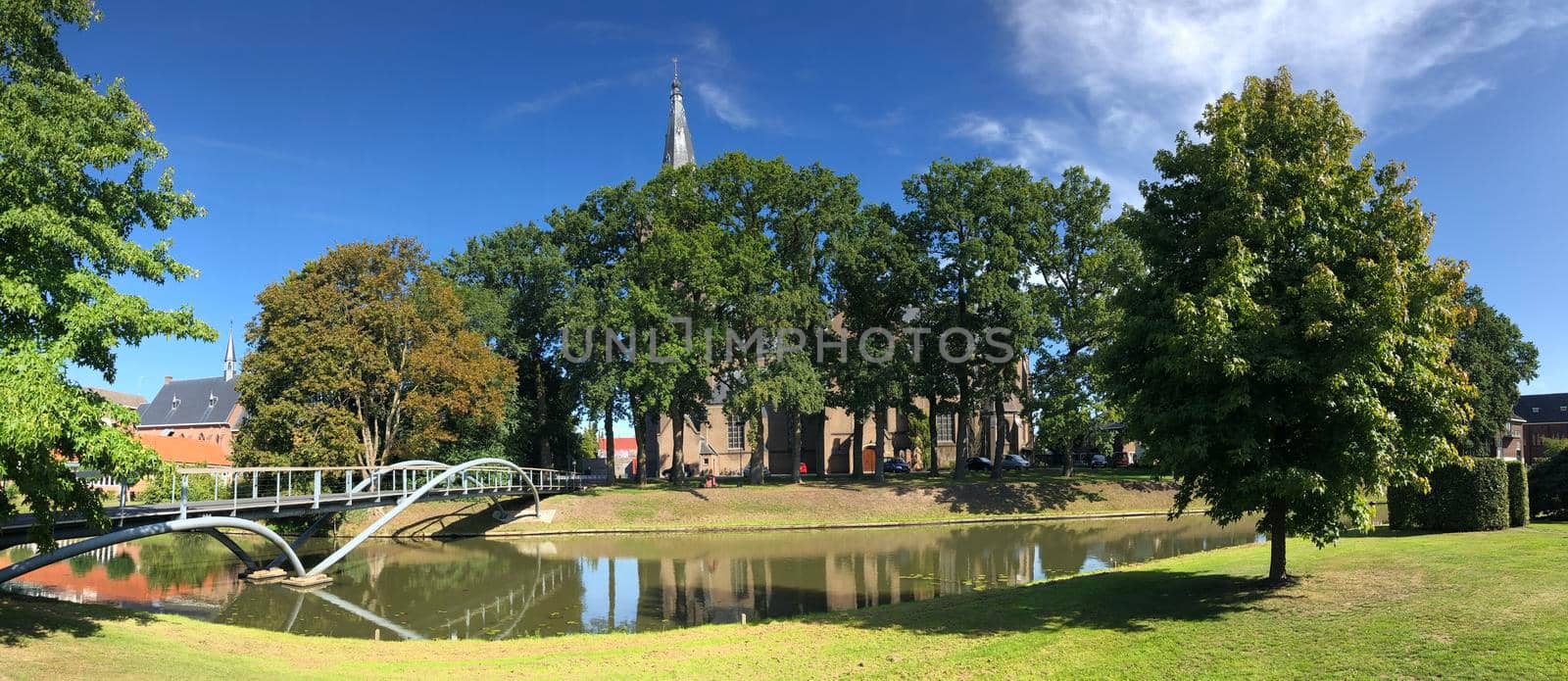 Panorama from the canal around Groenlo by traveltelly