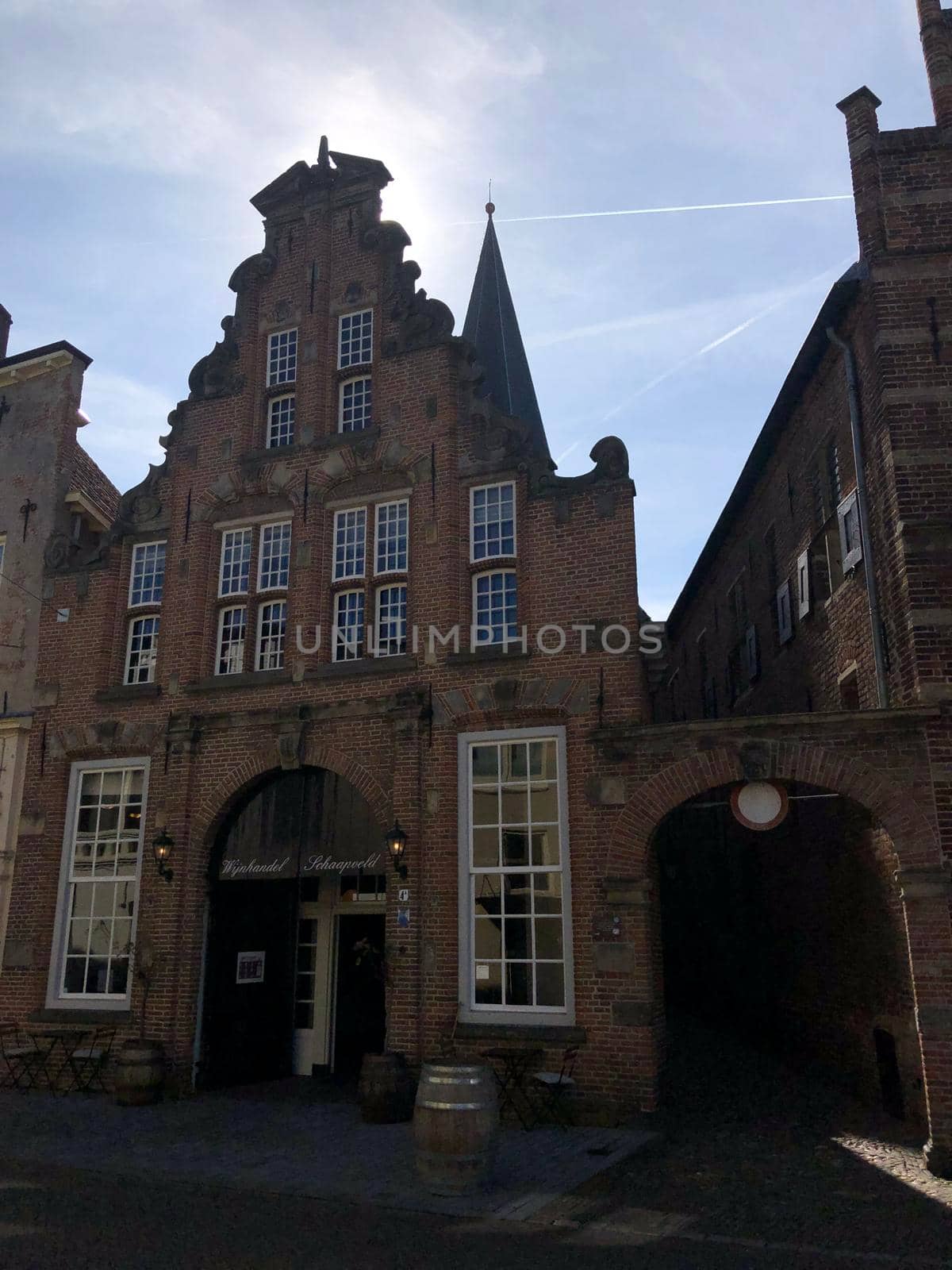 Architecture in the old town of Zutphen, Gelderland The Netherlands