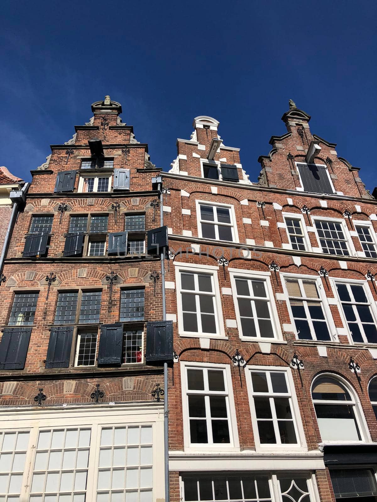 Architecture in the old town of Zutphen, Gelderland The Netherlands