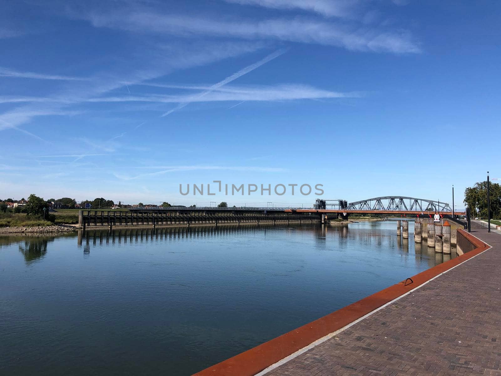 Bridge over the IJssel river in Zutphen, Gelderland The Netherlands