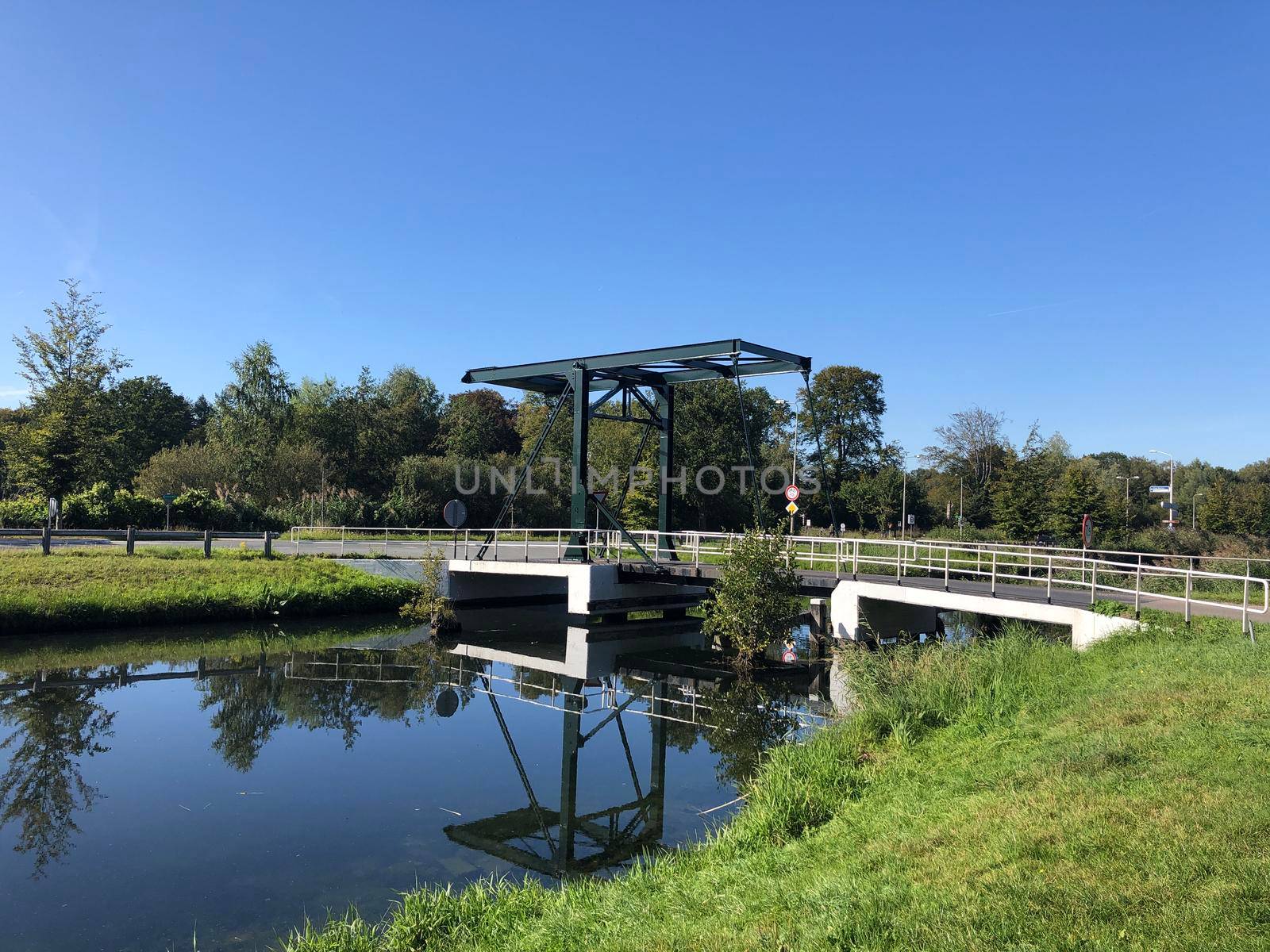 Bridge over the Apeldoorns canal around Spankeren by traveltelly